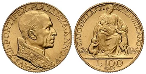 VATICAN CITY Pius XII 1943/Anno V 100 Lire NGC MS64 Bolzano 30; Gigante 101 - Picture 1 of 1
