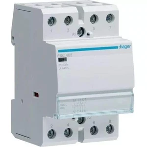 Hager ESC463 Installationsschütz, 63A, 4 Schließer, 230V - Bild 1 von 1