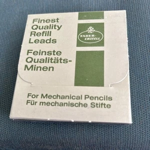 VTG A. W. FABER CASTELL SLEND-O-LINE THIN 2 3/4 INCH LEADS 6642 2H 12 Tubes - Picture 1 of 8