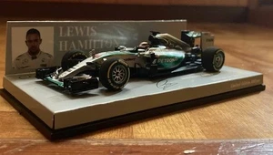 Minichamps Mercedes W06 Hamilton Belgium GP 2015 1/43 Diecast Model Car F1 - Picture 1 of 4