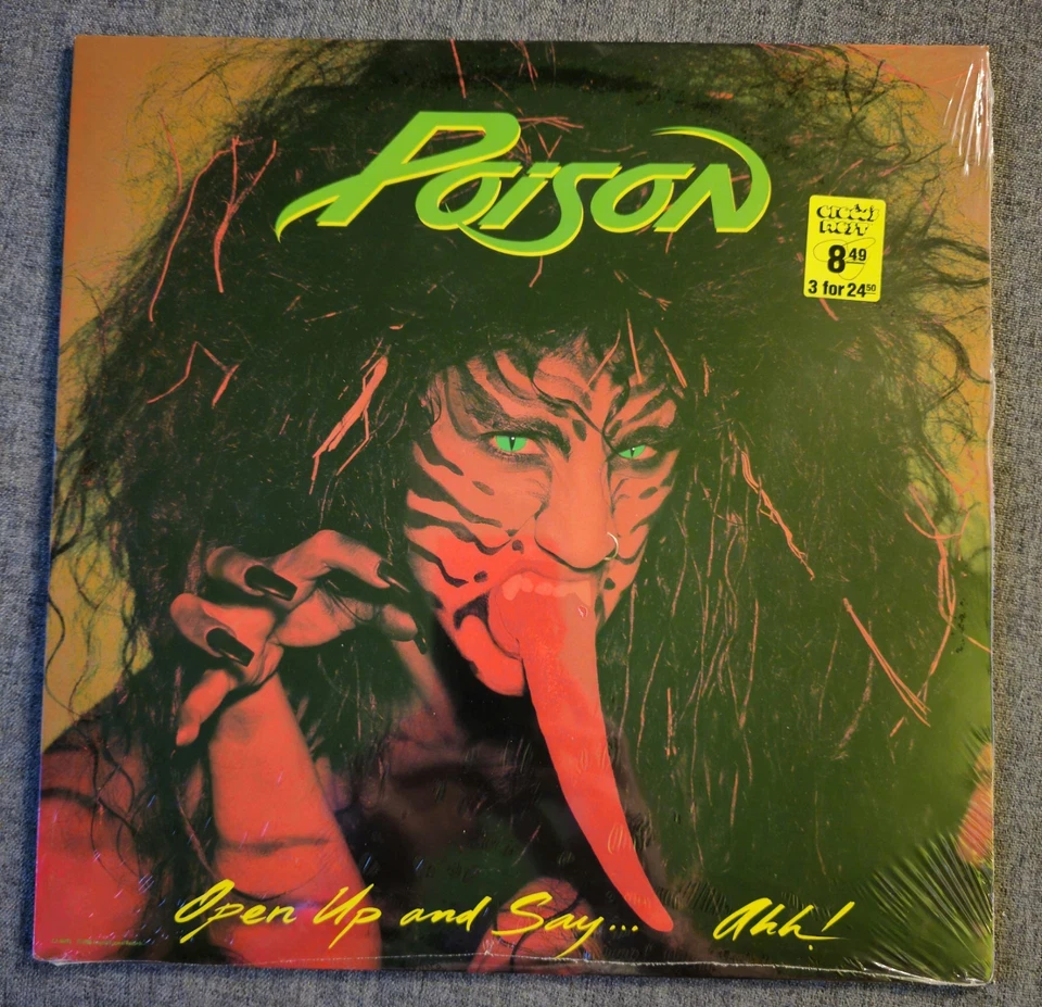 Poison Open Up and Say...Ahh! Vinyl LP Original 1988 Release New And Sealed - Image 1 of 4