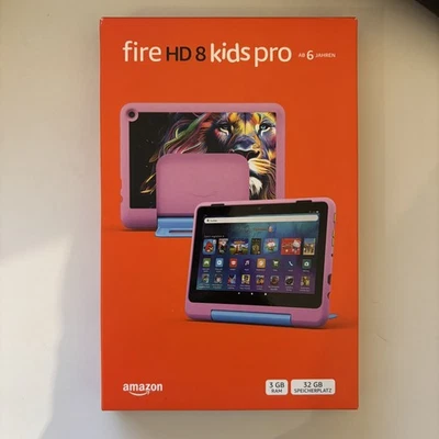 Amazon Fire HD 8 Kids Pro – 12. Generation – 32 GB - Ohne Werbung – pink - Bild 1 von 2