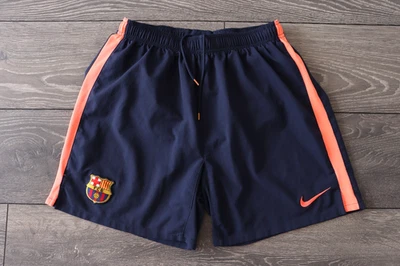 PANTALONES CORTOS DE FÚTBOL NIKE FC BARCELONA VISITANTE BARCA 2009 2010 TALLA M 343809-451 Foto 1 de 4