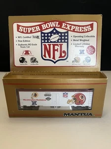 Mantua HO Train Box Car NFL Washington Redskins Super Bowl Express W/Box - Picture 1 of 9