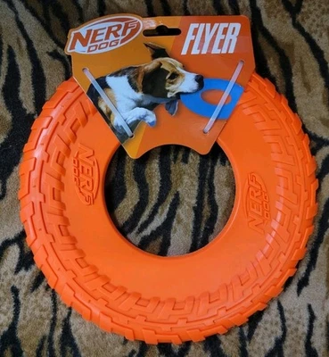 Nerf Dog Frizbee Orange Flyer Toy Ea. New - Image 1 of 2