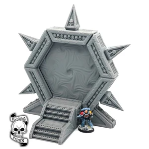 Demon Gate Chaos Warp Gate Sci-Fi Alien 28mm Tabletop Wargaming Gelände Landschaft - Bild 1 von 5