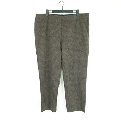 J Jill Pants Womens SZ XL Petite Ponte Slim Leg Pull On Stretch High Rise Argyle - Image 1 of 4