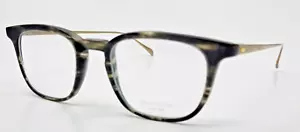 Masunaga Eyeglasses GMS-14 Color 34 Grey Tortoise & Gold Temples 47-20-145 NIB - Picture 1 of 3