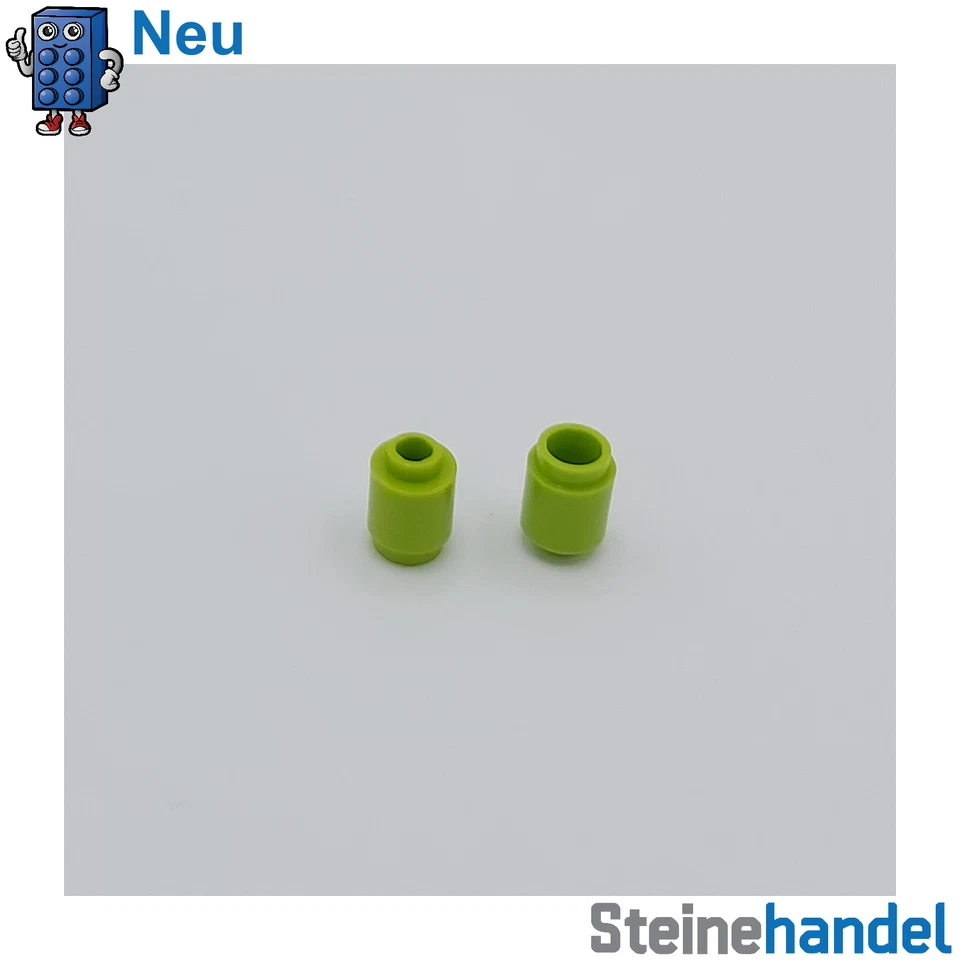 LEGO Bausteine 1x1x1 rund transparent WEISS 3062B