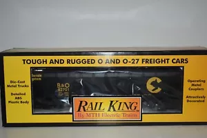Escala O RailKing MTH 30-7514 Baltimore y Ohio tolva de cuatro bahías 82701 C38149 - Imagen 1 de 5
