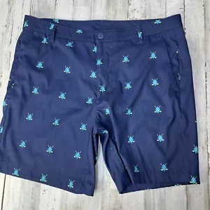 All In Motion Herren Größe 38 sportliche Golf Chino Shorts blau. MB1 - Bild 1 von 8