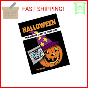Halloween Mini Stained Glass Coloring Book (Dover Little Activity Books: Hallowe - Picture 1 of 1