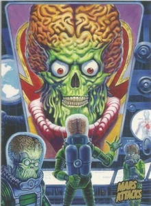 Tarjeta base paralela Mars Attacks Invasion - #51 lámina de oro - Imagen 1 de 1