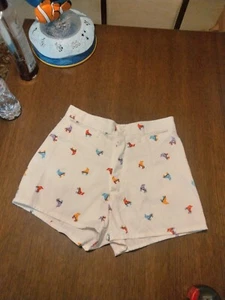 Vintage girl's shorts with skates design size 7/8 - Picture 1 of 12