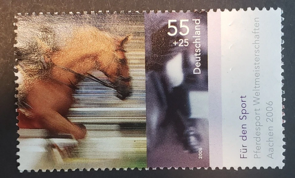 Germany 2006 Horse racing, World Equestrian Championships, Aachen Sc#B970 MNG - Image 1 of 1