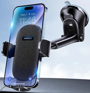 Supporto Telefono Auto, Cruscotto/Parabrezza/Porta Cellulare per Auto, Compatib - Foto 1 di 9