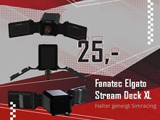 Elgato Stream Deck XL supporto inclinato Simracing per Fanatec CSL DD, podio, CSW