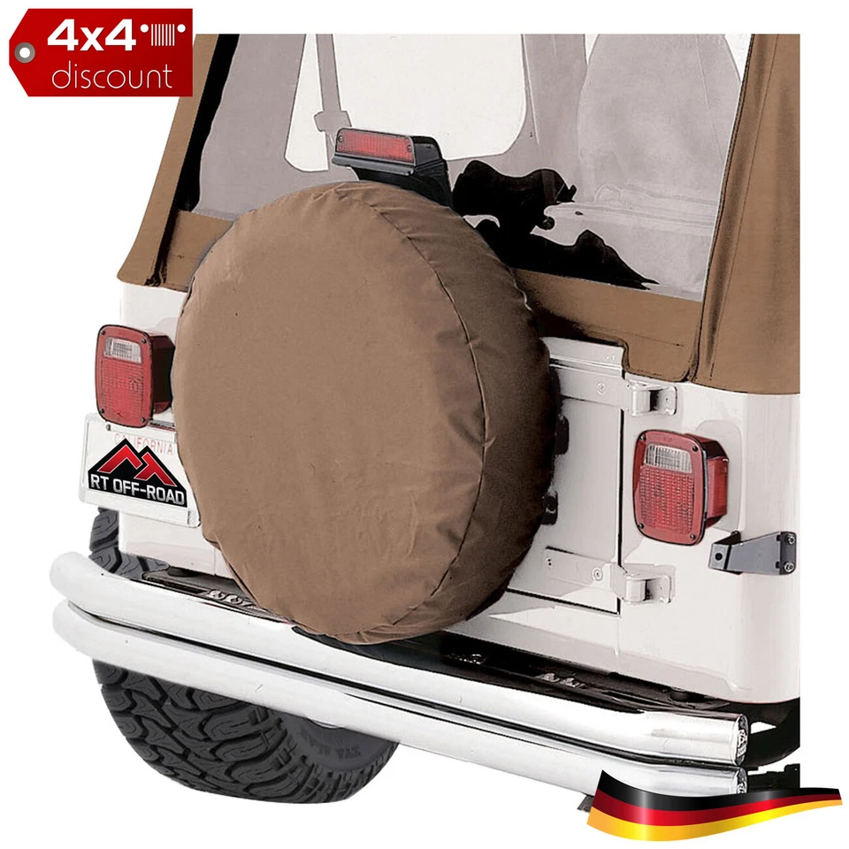 Housse de roue de secours, arrière Piment Jeep Wrangler TJ 1997/2006 - Photo 1/1
