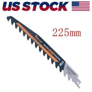225mm TCT Concrete Cement Hollow Brick Cutting Reciprocating Saw Blade Cutter - Picture 1 of 9