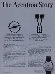 Bulova The Accutron Story Vintage 1964 Original Print Ad 8.5 x 11 - Picture 1 of 8