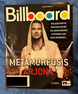 Billboard Magazine Metamorfosis Arijona Cover November 10, 2012 - Foto 1 di 1