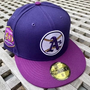 Oakland A's Athletics Wanted Pack New Era 59FIFTY 2 Tone Fitted Cap Hat Club 8 - Picture 1 of 7