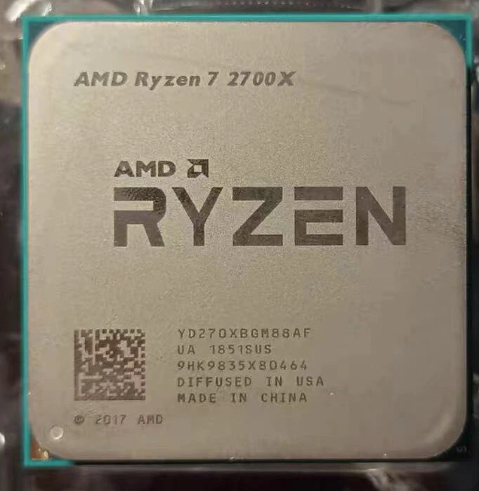AMD Ryzen 7 2700X R7-2700X 3.7GHz 8-core 16-thread 16-meter socket AM4 CPU - Image 1 of 1