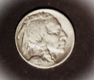 1919 P Buffalo Nickel F1012 - Picture 1 of 4