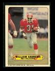 Vintage 1983 TOPPS STICKER PUZZLE Football Card #4 WILLIAM ANDREWS Falcons