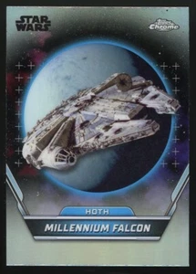 2024 Topps Chrome Star Wars Hyperspace HOTH Millennium Falcon Refractor #42 - Bild 1 von 2