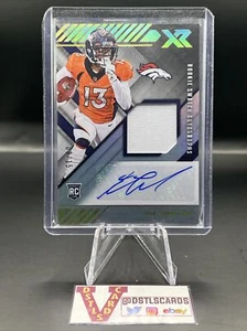 2020 Panini Xr - KJ HAMLER ROOKIE PATCH AUTO RPA /15 #RSA-KJ Denver Broncos - Bild 1 von 3