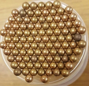 100 x 1/4" Messingkugeln, Lager, von Solo - Bild 1 von 1