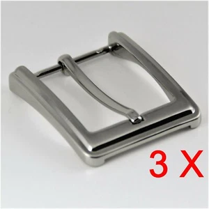 3 X Gürtelschliesse Gürtelschnalle für 3,8 cm Wechselgürtel KLC-391 2,66€/St. - Bild 1 von 2