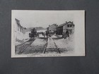 CARTE POSTALE.SAINT AGREVE .EN 1905.LA GARE CHASSE  NEIGE.RARE