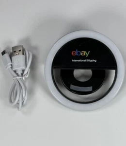 eBay mini LED Selfie Ring Light USB Charge Camera Clip-on Mobile Phone Computer - Picture 1 of 4