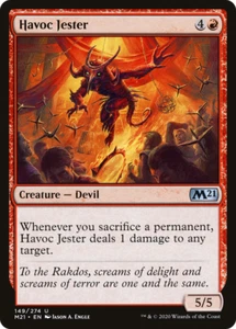 HAVOC JESTER x4 mtg NM-M M21 Magic Core Set 2021 4 Unc - Foto 1 di 1