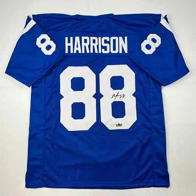 Camiseta deportiva para hombre Marvin Harrison Indianápolis azul reimpresión facsímil XL Foto 1 de 4
