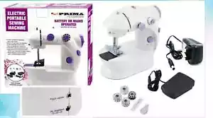 PRIMA ELECTRIC PORTABLE MINI SEWING STITCH ADJUSTABLE PEDAL MACHINE - Picture 1 of 4