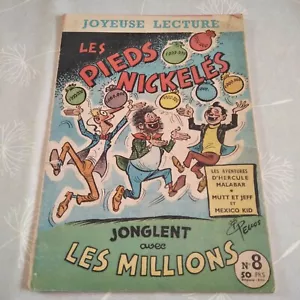 BD petit format – Joyeux Lecture 1956 – LES PIEDS NICKELES # 8 – BE - Picture 1 of 3