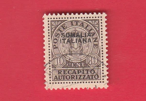 SS. 1 SOVRASTAMPA SOMALIA ITALIANA USATO RARO 1939 RECAPITO AUTORIZZATO 2 PERITI - Foto 1 di 2