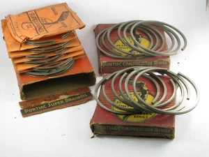 1937-1938 Pontac Deluxe Six NOS piston rings Std. 499633 499634 - Picture 1 of 4