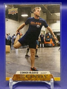 2020-21 Upper Deck Series 2 Connor McDavid UD Canvas Edmonton Oilers #C154 - Bild 1 von 1