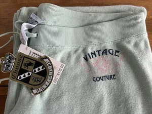 VTG Y2K Juicy Couture Womens XL Wide Leg Tracksuit Pants USA Terry Cloth NWT - Picture 1 of 13