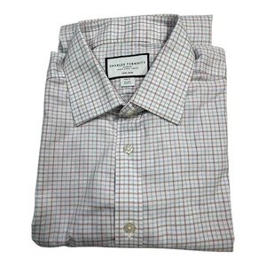 Charles Tyrwhitt Slim Fit bügelfrei kariert kariert Button Down Hemd - Bild 1 von 9