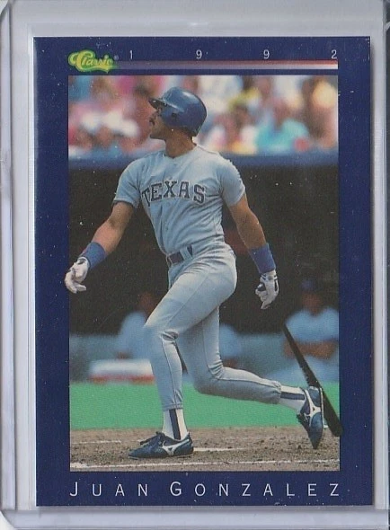 1992 Classic #158 Juan Gonzalez Texas Rangers - Image 1 of 1