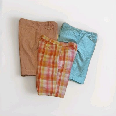 LAURA SCOTT SHORTS BERMUDA CASUAL FRENTE PLANO (LOTE DE 3) TALLA 16 (37" Cintura) Foto 1 de 4