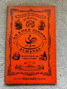 VTG Jim Sleepers 3rd Orange County Almanac Historical Oddities book 1980's - Picture 1 of 7