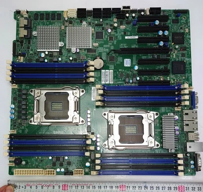 Scheda madre server Supermicro X8DTE-F rev 2.00 - doppia LGA1366 - ECC DDR3 - IPMI - Immagine 1 di 4
