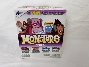 Lotto 4x scatole KAWS Monsters Cereal nuove mai aperte. Franken Berry Count Chocula Boo - Foto 1 di 12