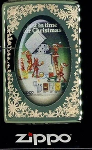 MERRY CHRISTMAS ZIPPO Limited Edition DISTRIBUTORS ONLY 2018 LIGHTER Green - Picture 1 of 12